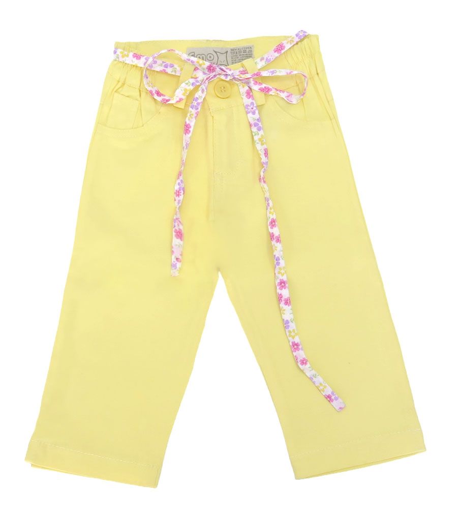 Pescadora de Gabardina con Cinturon de Tela Floreado