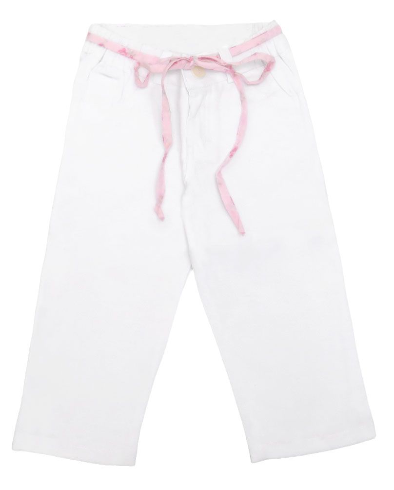 Pescadora de Gabardina con Cinturon de Tela Floreado