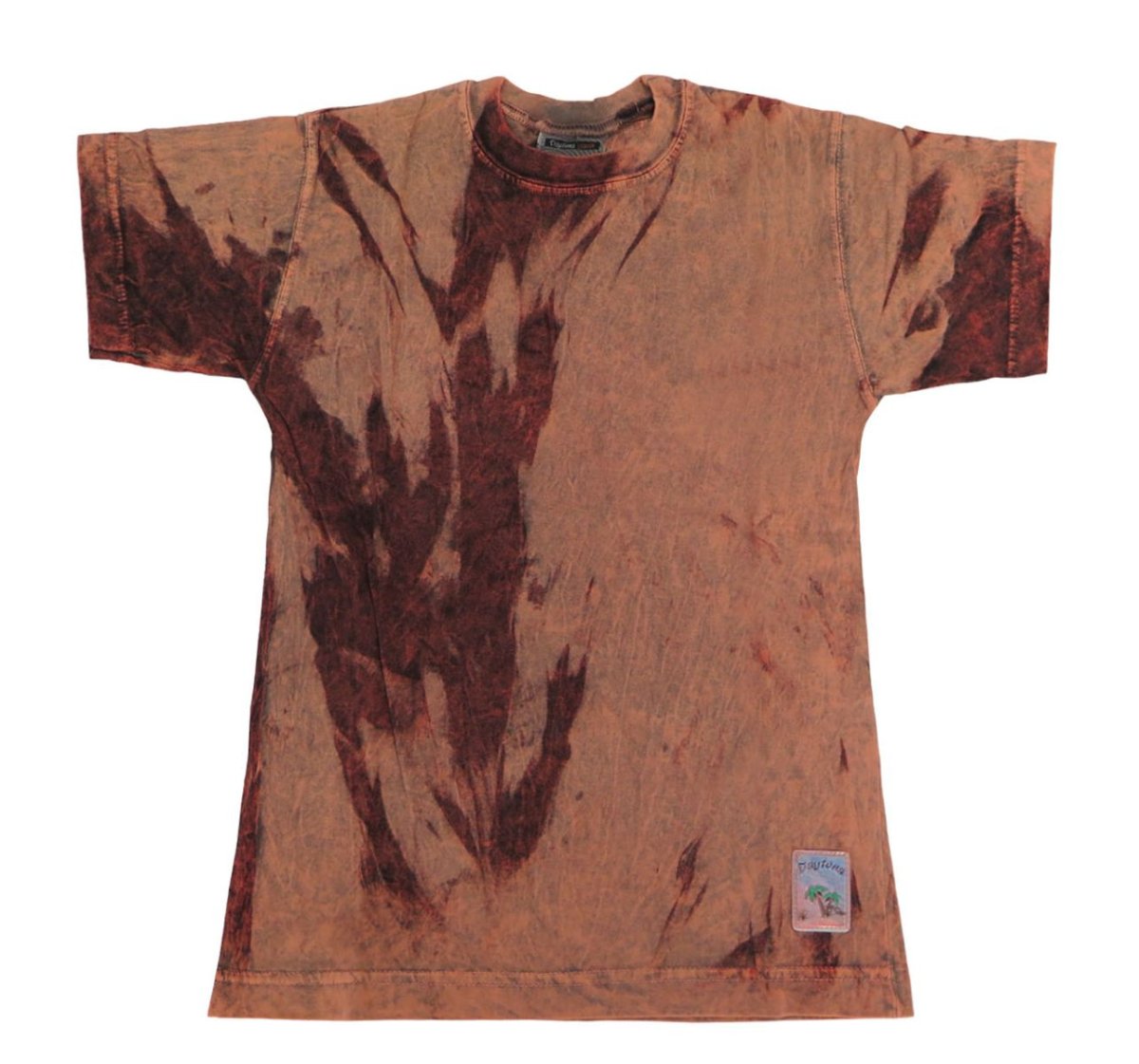 Remera Manga Corta Estampado Batik