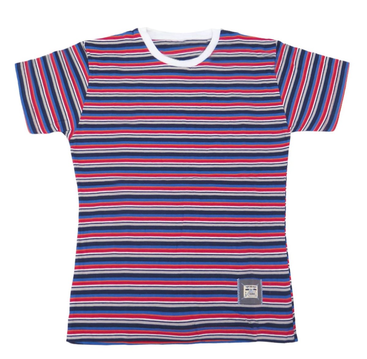 1312 Remera manga corta Rayada