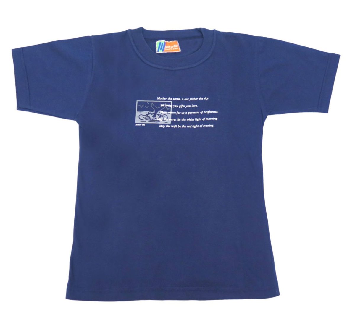 Remera Manga Corta Estampado Ballena