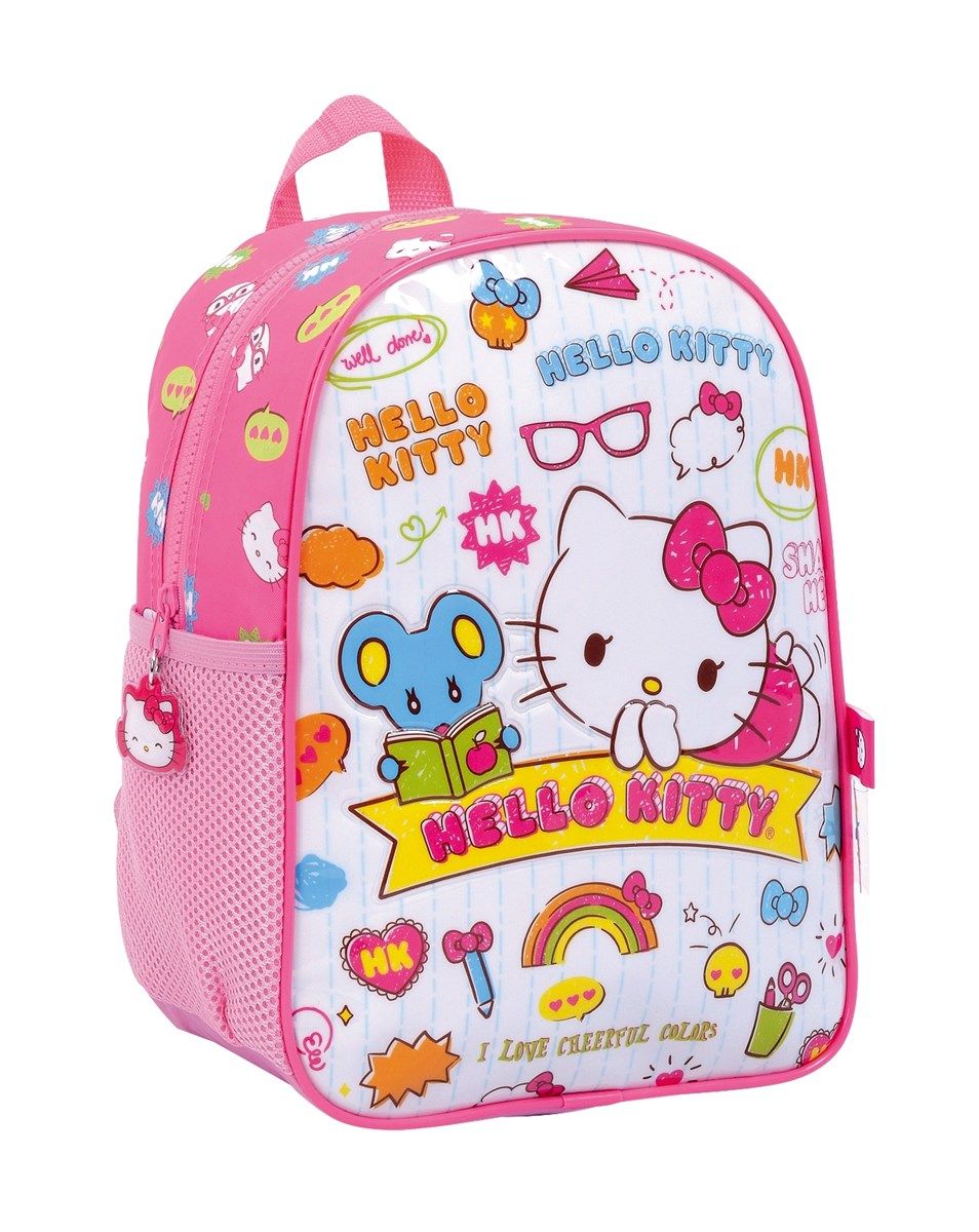 Mochila Espalda Jardin Hello Kitty - 30 Cm - 12 Pulgadas