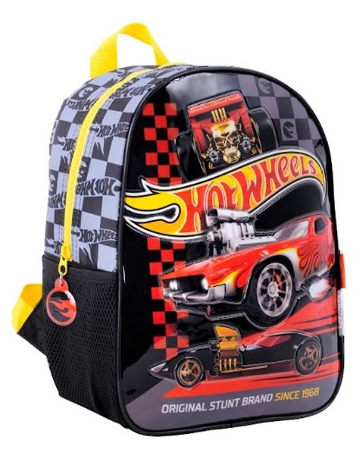 Mochila Espalda Jardin Hot Wheels - Autos - 30 Cm - 12 Pulgadas