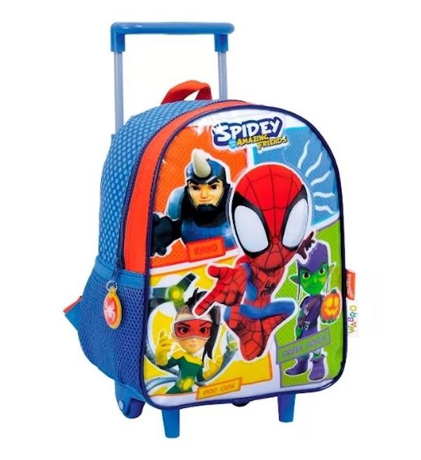 Mochila Con Carro Jardin Spidey Y Sus Sorprendente Amigos - Spiderman