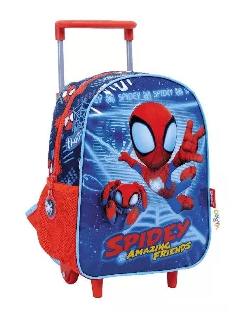 Mochila Con Carro Jardin Spidey Y Sus Sorprendente Amigos - Spiderman - 12 Pulgadas