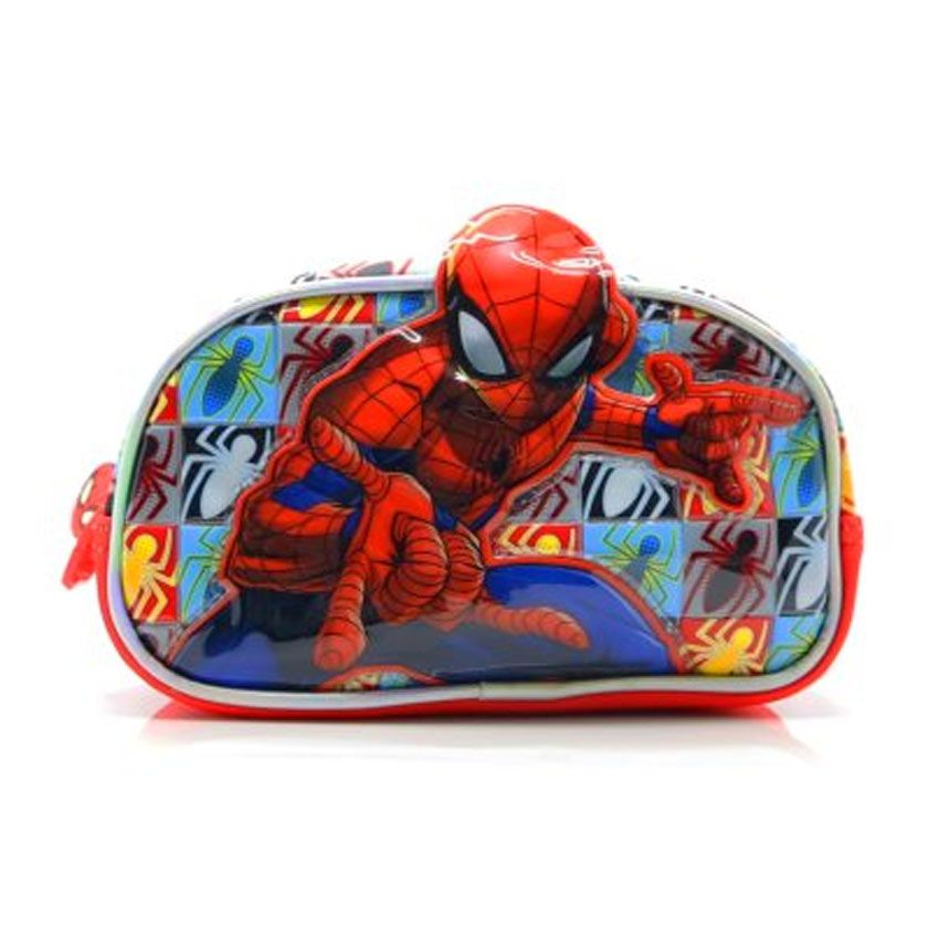 Cartuchera Spiderman - Hombre Araña - 2 Cierres