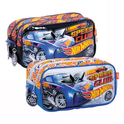 Cartuchera Hot Wheels - Autos - 2 Cierres