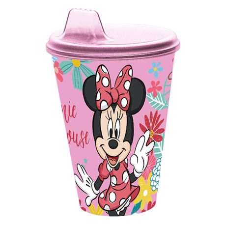 Vaso con Pico 430ml Minnie Mouse