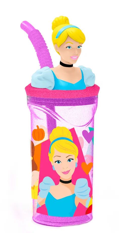 Vaso 360ml Figura 3D Disney Princesas