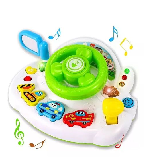Volante Didáctico con Luces y Sonido