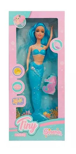 Muñeca Tiny Sirena con Luz