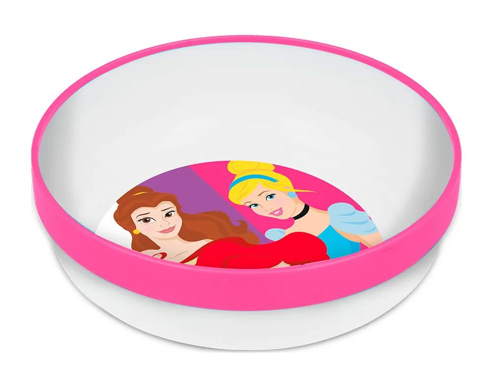 Bowl Antideslizante Apto Microondas Diney Princesas