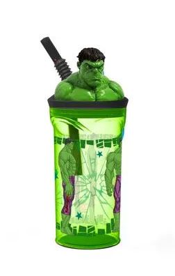Vaso 360ml Figura 3D Hulk