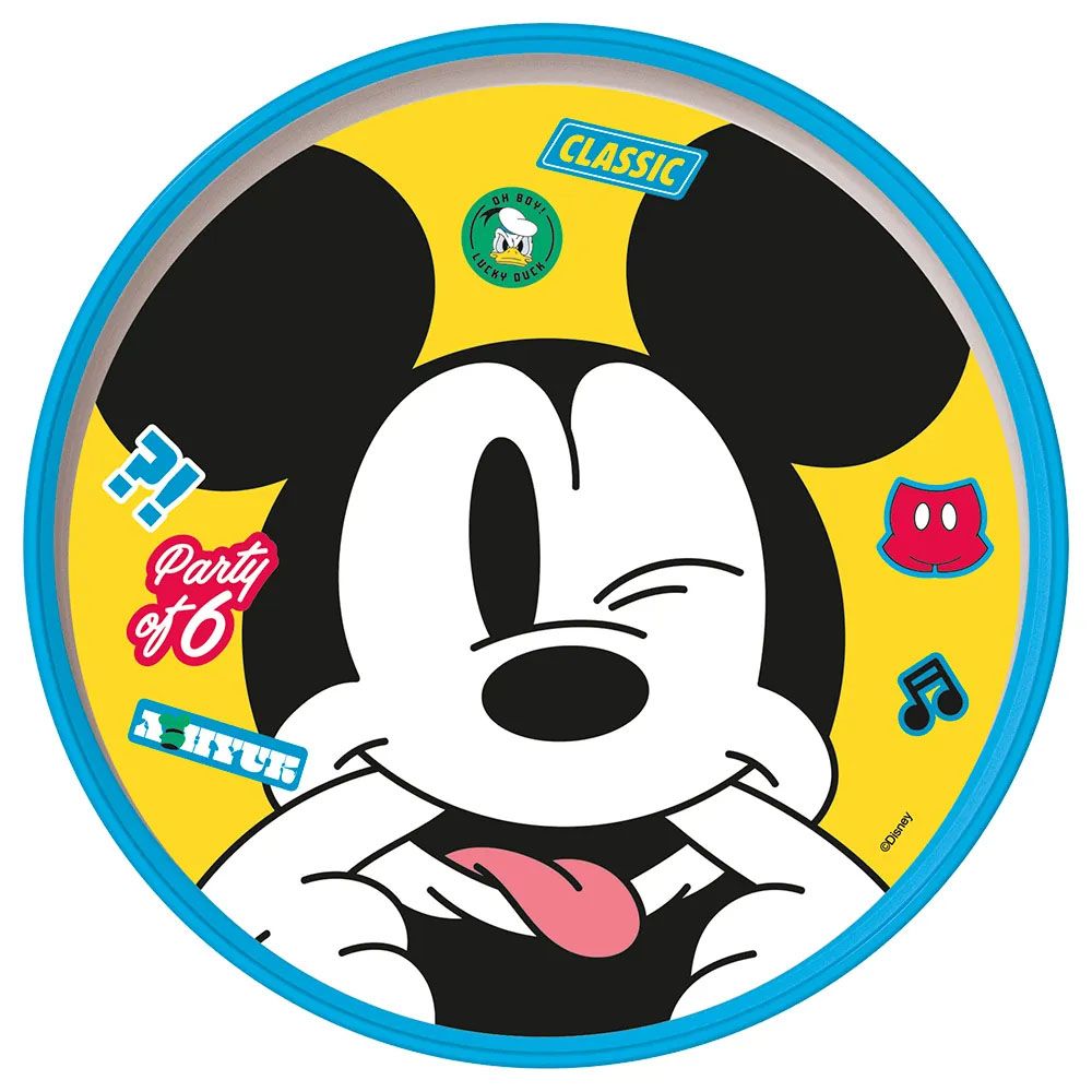 Plato Hondo Apto Microondas Mickey