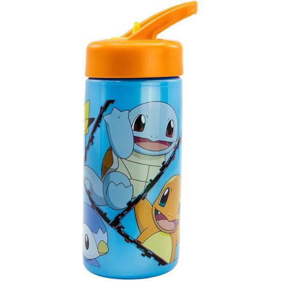 Botella 410ml Con Pico Rebatible Pokemón