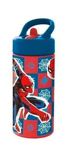 Botella 410ml Con Pico Rebatible Spiderman - Hombre Araña