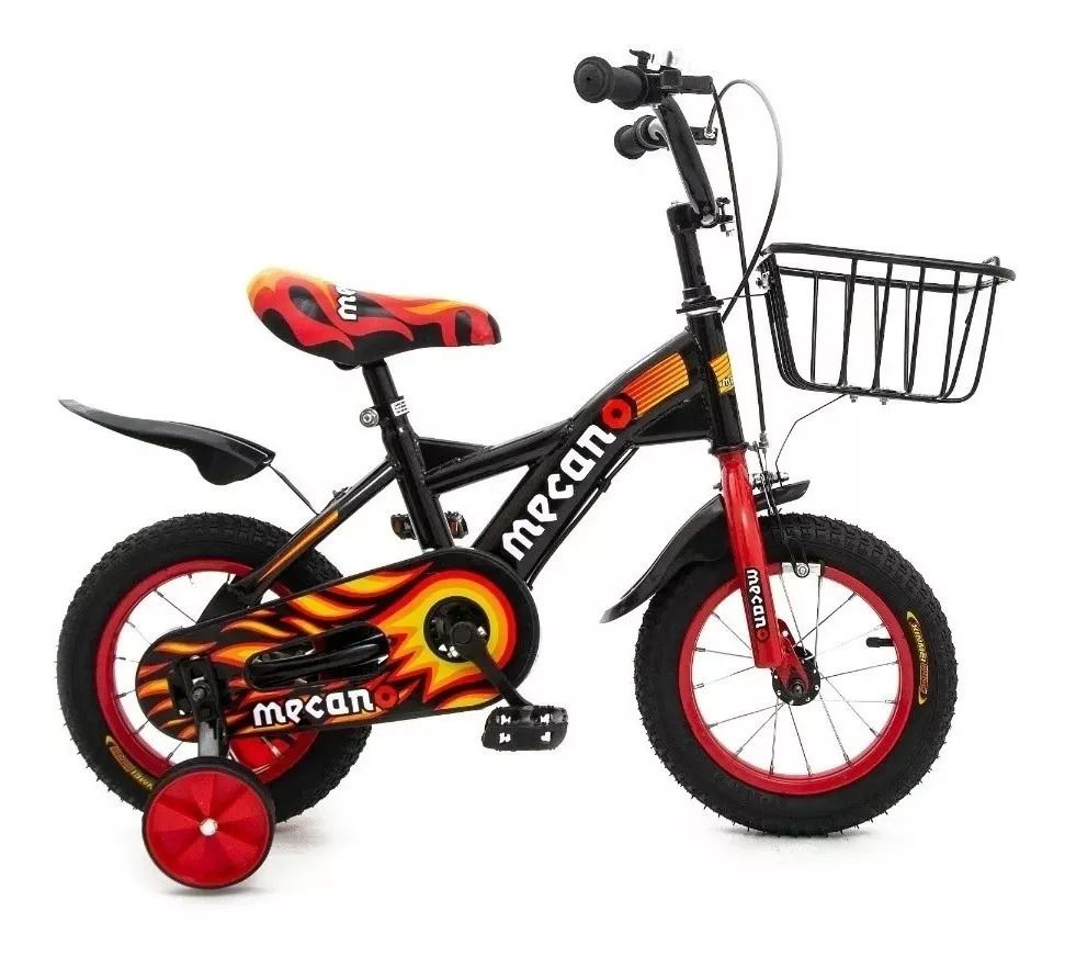 Bicicleta Cross Rodado 12 Ruedas Inflables Mecano