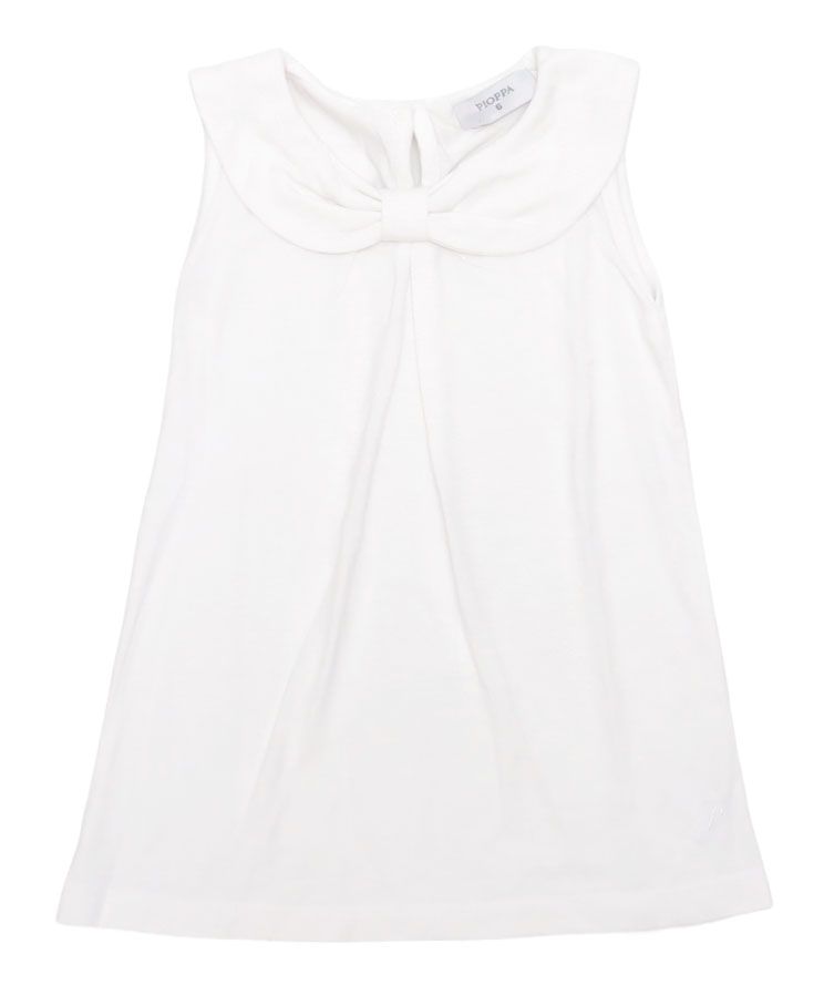 Remera de algodon Sin manga Cuello Baby