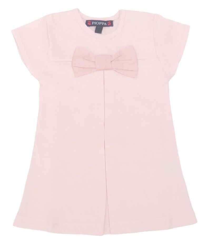 Vestido algodon manga corta bebe