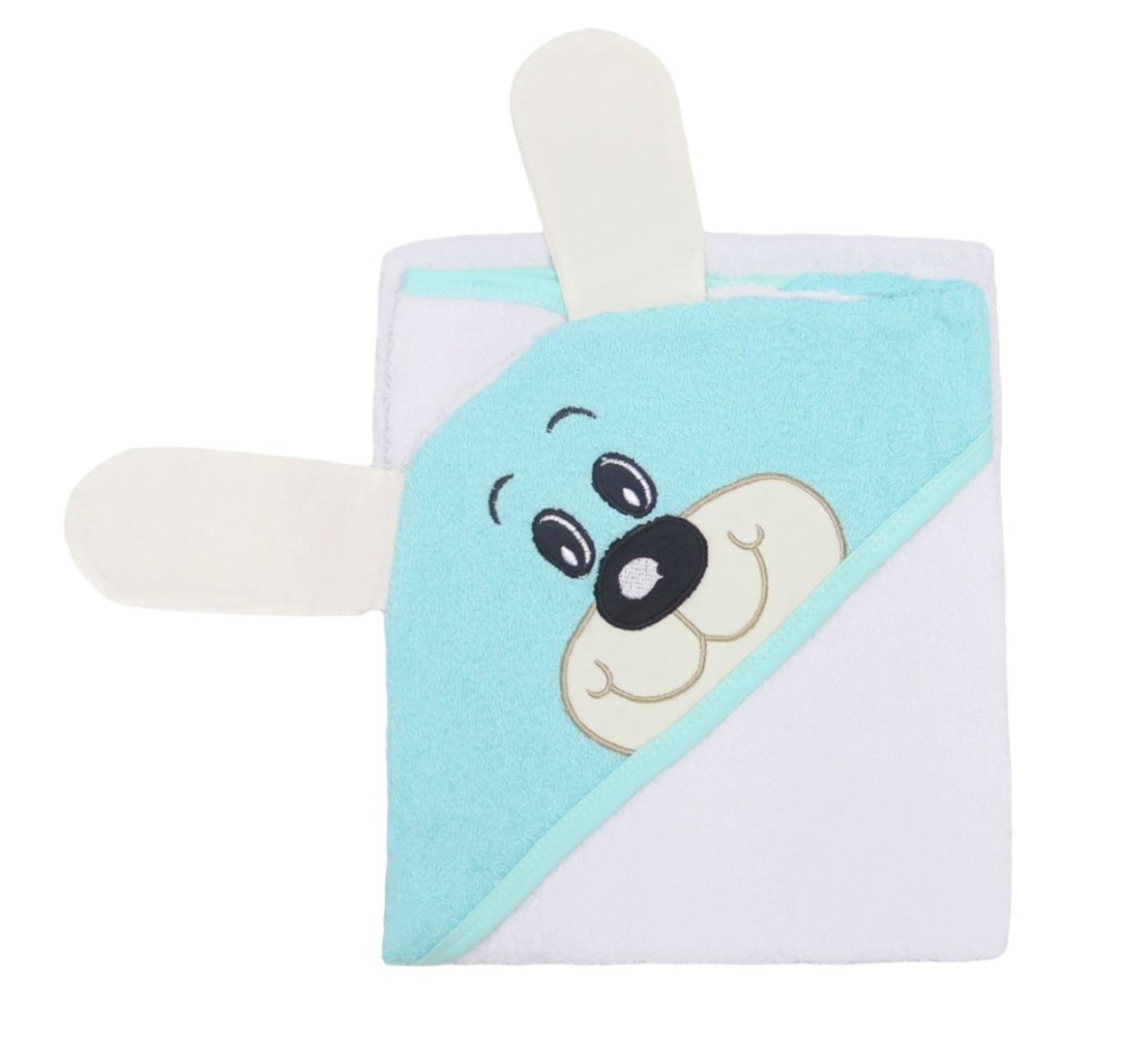 Toallon con Capucha Bordada Perrito