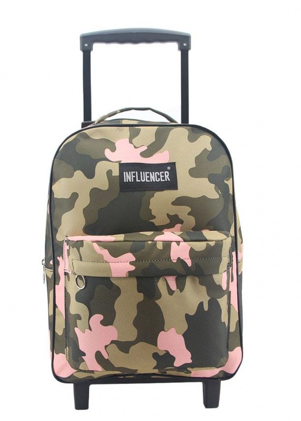 Influencer - Mochila Con Carro Colegial Estampado