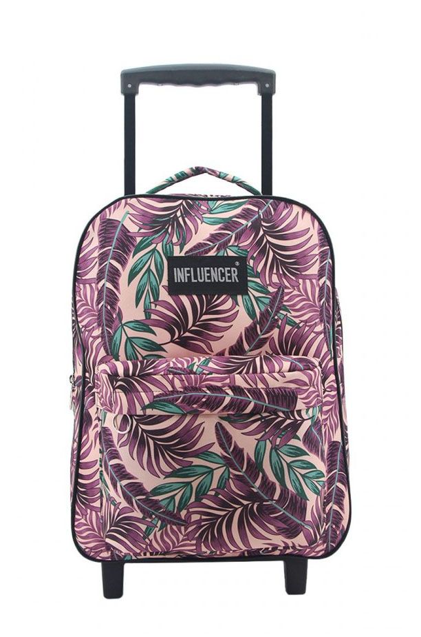 Influencer - Mochila Con Carro Colegial Estampado
