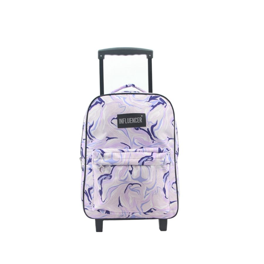 Influencer - Mochila Con Carro Colegial Estampado