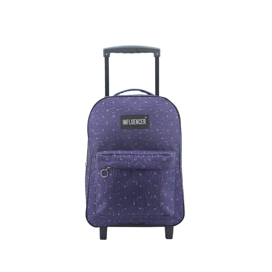 Influencer - Mochila Con Carro Colegial Estampado