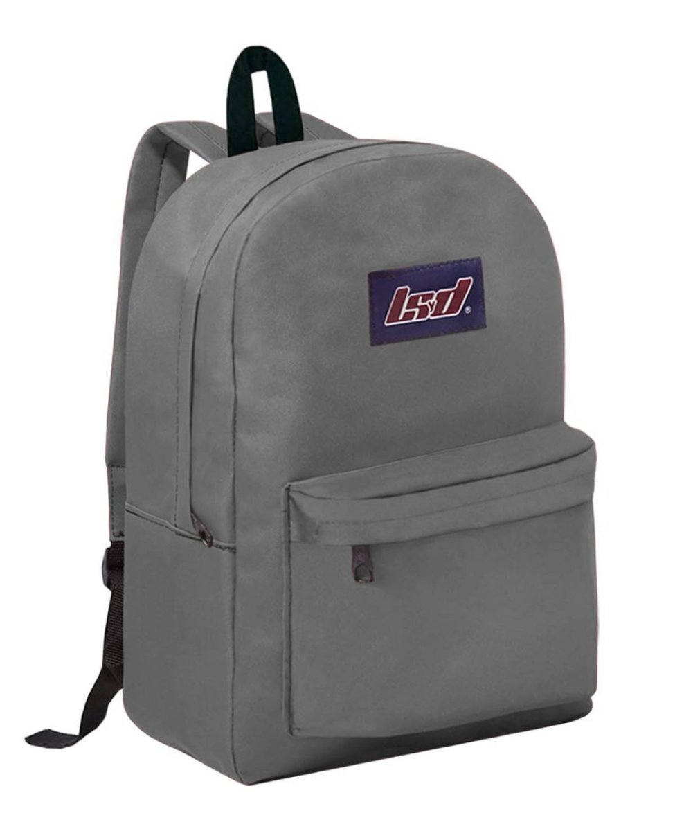 Mochila Espalda Lisa Con Bolsillo Frontal