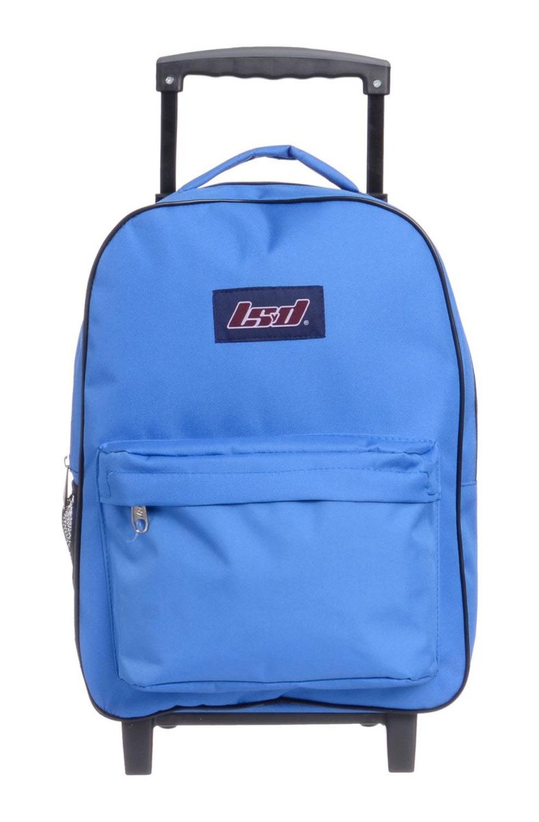 Mochila Con Carro Lisa Con Bolsillo Frontal