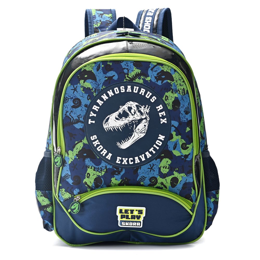 Mochila Espalda Escolar Dino T-Rex 18 Pulgadas