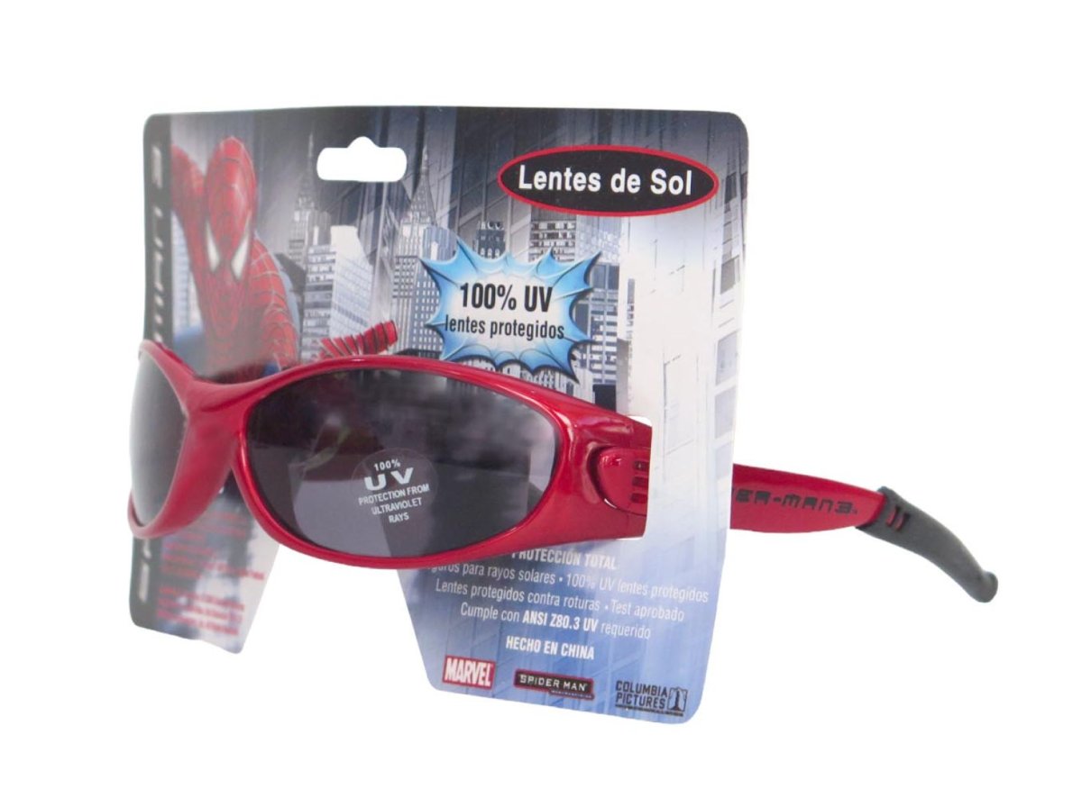 Anteojos Lentes Filtro UV Spiderman - Hombre Araña