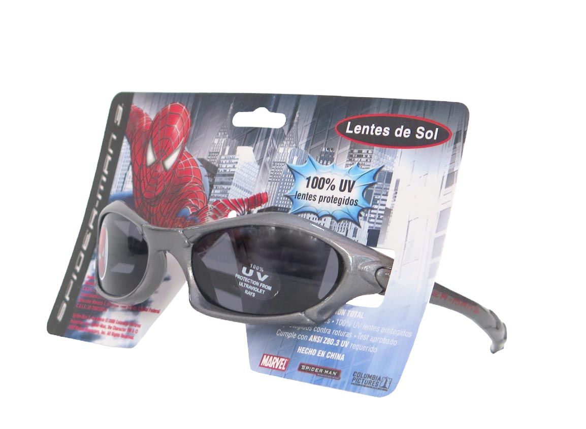 Anteojos Lentes Filtro UV Spiderman - Hombre Araña