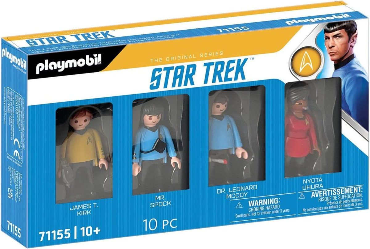 Figuras Personajes Star Trek - James T. Kirk - Mr. Spock - Dr. Leonard Mccoy - Nyota Uhura