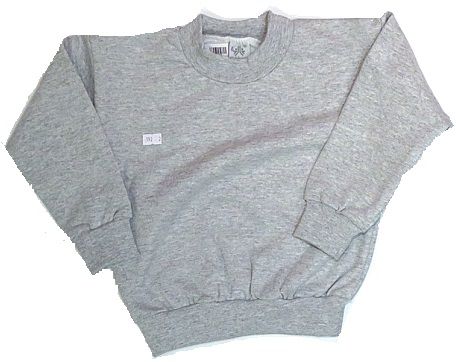 Buzo de Algodon Frizado Colegial con cintura elastizada