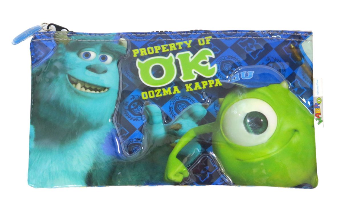 Cartuchera Canopla de un cierre con estampado en relieve de Monsters Inc