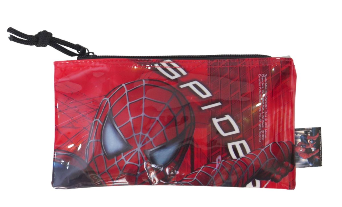 Cartuchera Canopla de un cierre con estampado de spiderman Hombre Araña