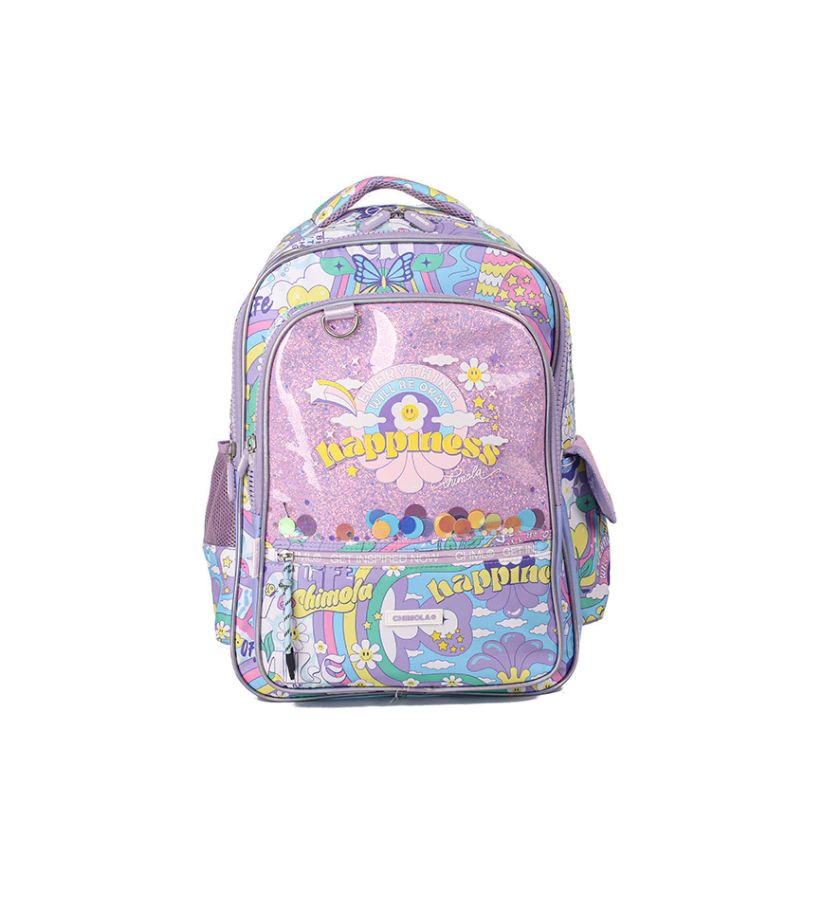 Mochila Espalda Trama Cristal - Love The Planet Light Purple C2 - 17 Pulgadas