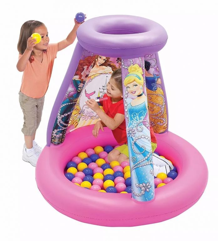 Pelotero Inflable Princesas - Incluye 15 Pelotas