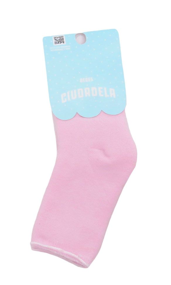 Media Soquete de Algodon con interior de toalla