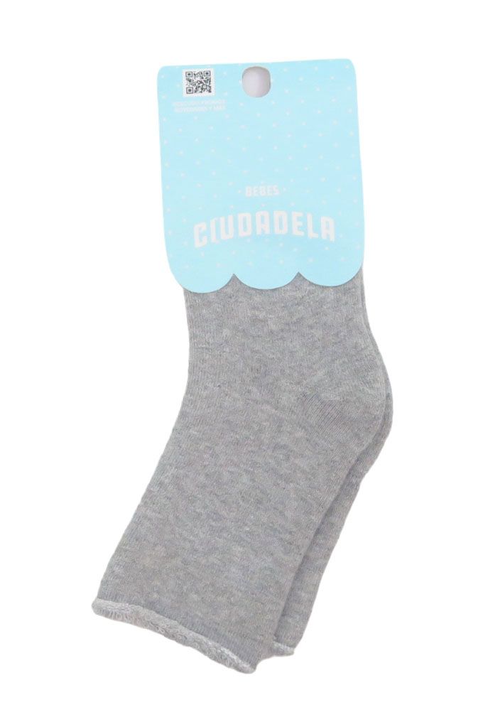 Media Soquete de Algodon con interior de toalla