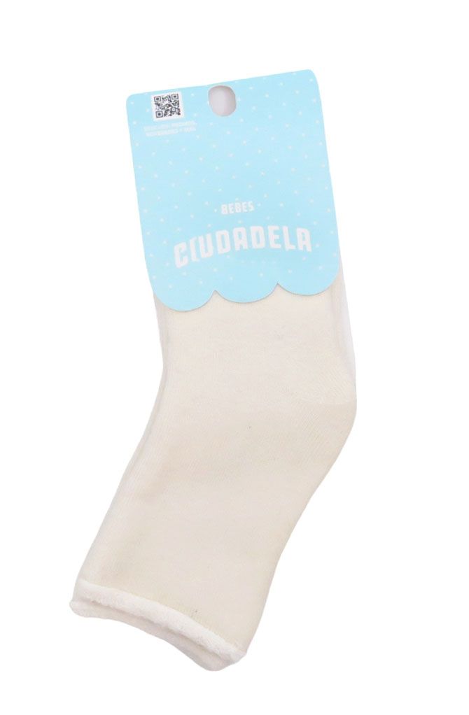 Media Soquete de Algodon con interior de toalla