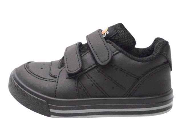Zapatilla Cuerina Con Velcro