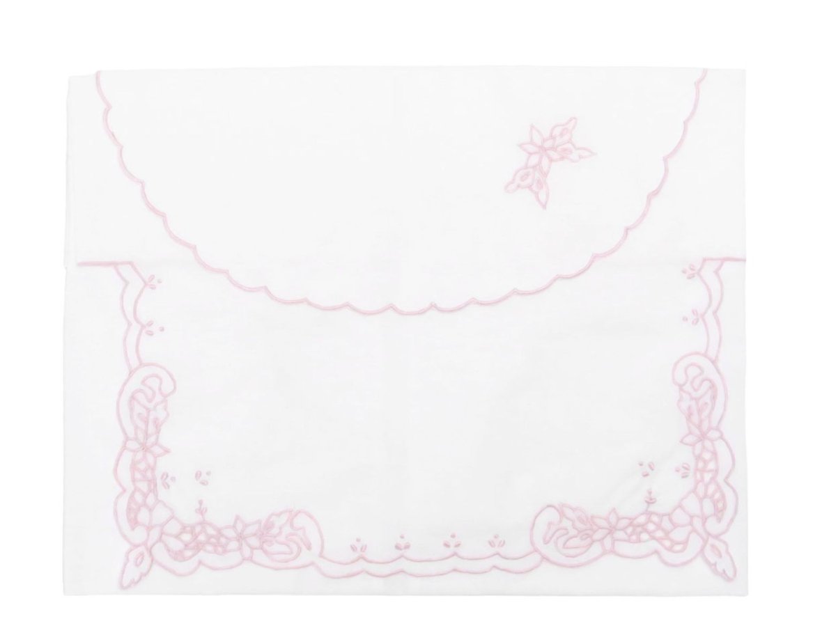 Sábana Catre Colecho Moisés Batista Bordado Premium - 3 Piezas