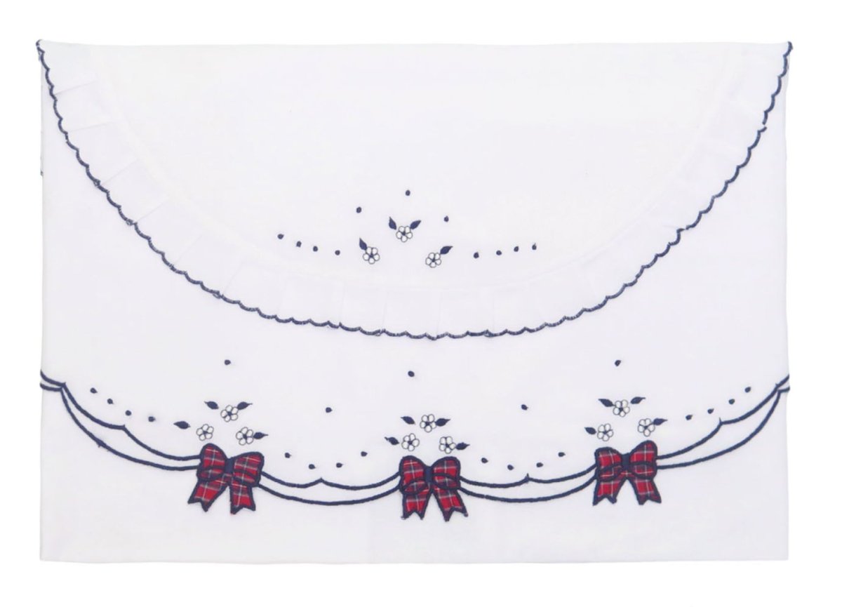 Sabana Moises Alta Costura Con Bordado