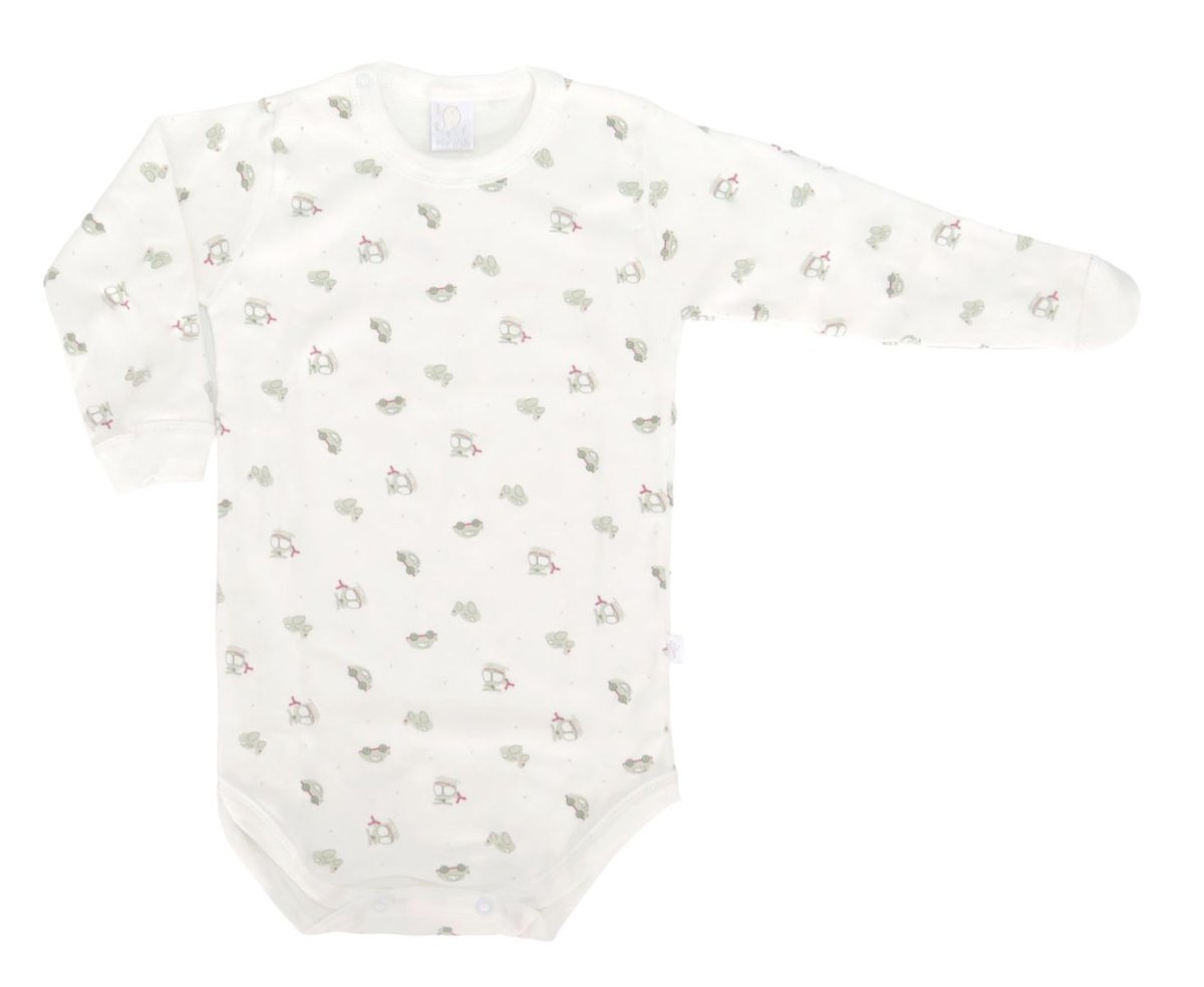 Body Manga Larga Estampado  Autos/Helicoptero/Aviones