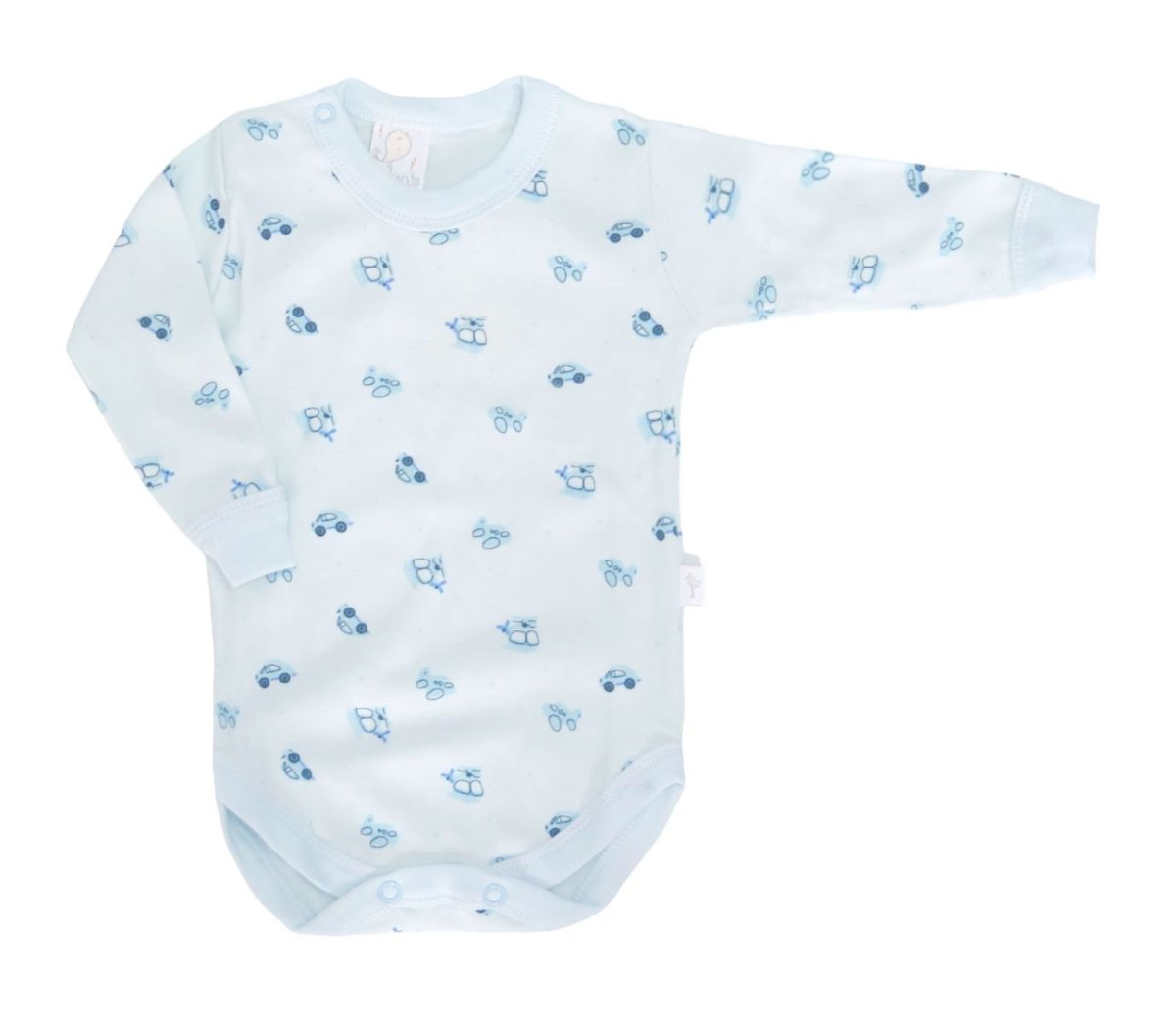 Body Manga Larga Estampado  Autos/Helicoptero/Aviones