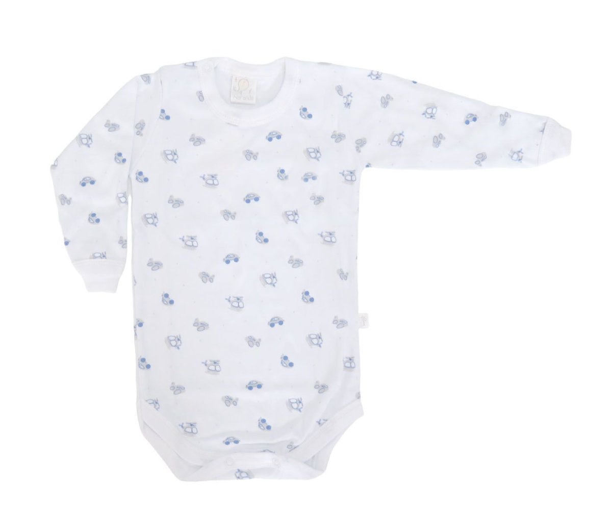 Body Manga Larga Estampado  Autos/Helicoptero/Aviones