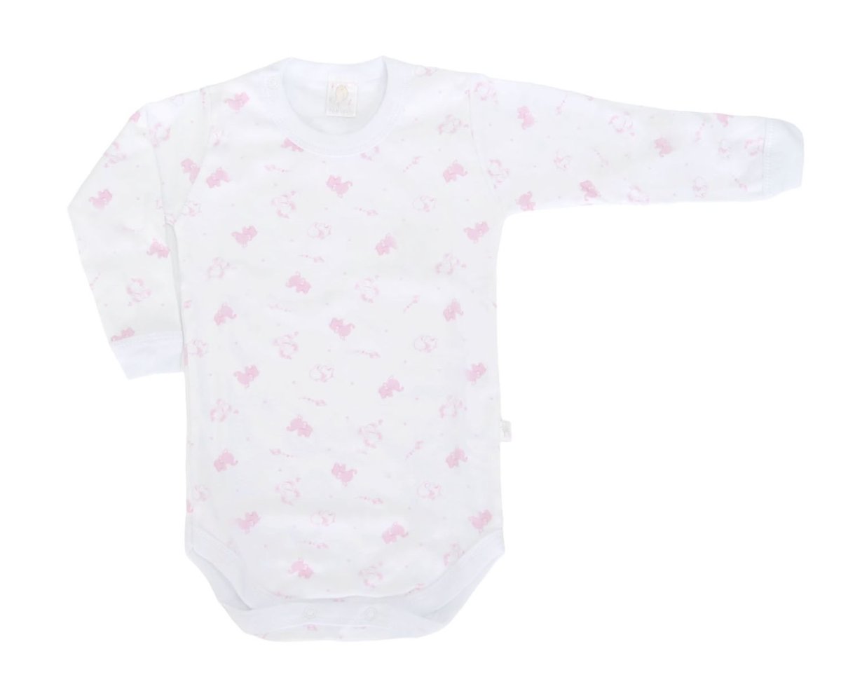 Body Manga Larga  Estampado de Elefante