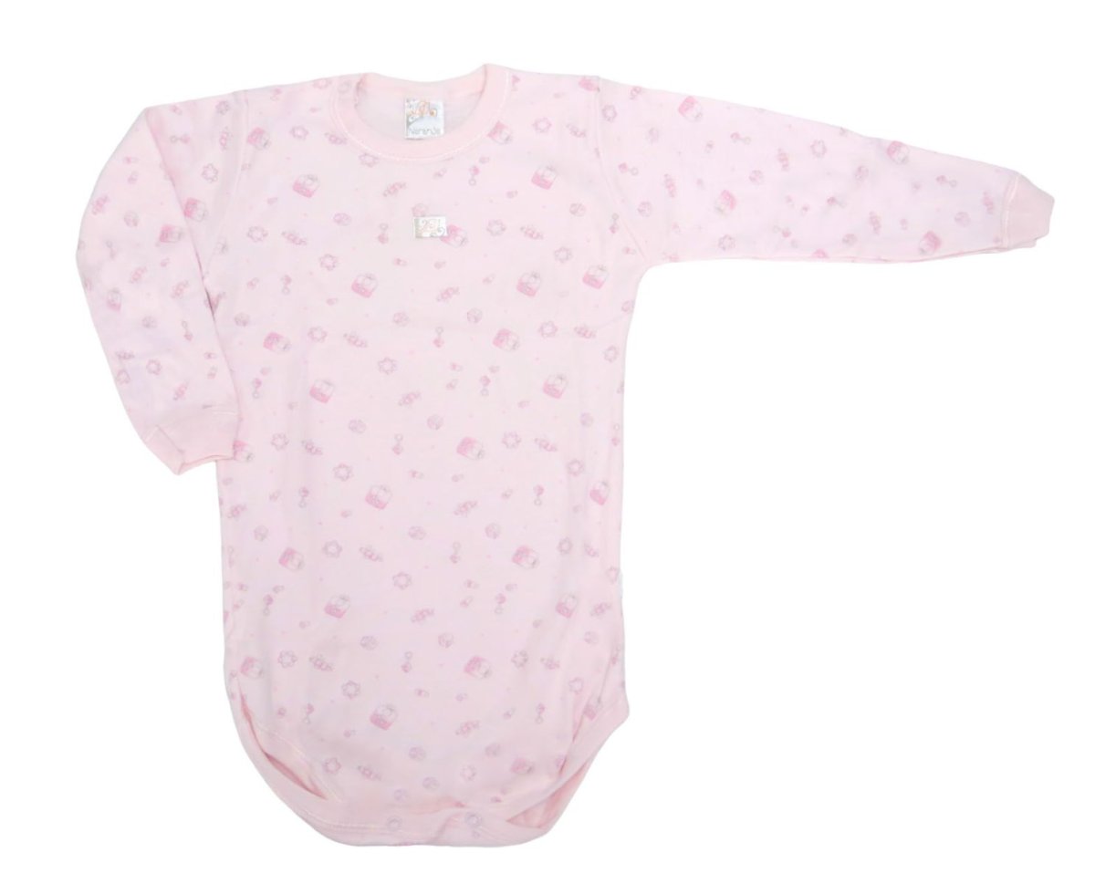 Body Manga Larga Estampado sonajero